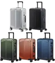 Samsonite Lite-Box ALU Anodised Aluminium 55 cm 4 Wheel Spinner