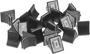 GOOHOCHY 30pcs Knobs Slider Caps for Audio Mixers Replacement Potentiometer Knob Covers Compact and Durable for Sound Console Panels and Equipment
