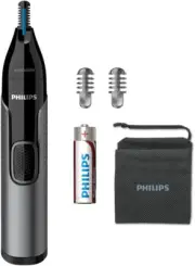 Philips Nose Trimmer Series 3000, Nose, Ear & Eyebrow Trimmer with Protective...
