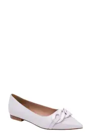 Linea Paolo Nora Pointed Toe Flat in Lavender Fog at Nordstrom, Size 6.5