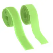 Sew on Hook and Loop Tape, 3/4 Inch Nylon Fastener Strips 1 Yards (Bright Green)