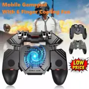 Mobile Phone Game Controller Joystick Cooling Fan Gamepad for PUBG 4000 mAh