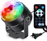 Luditek Sound Activated Party Light with Remote Control & Disco Ball Strobe Lamp