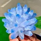 283G New Find Blue PhantomQuartz Crystal Cluster MineralSpecimen