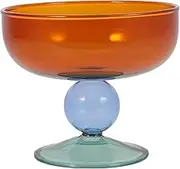 Kichvoe ice Cream Cup Parfait Glasses Ceramic Tulip Sundae Cup footes Trifle Bowl Glass Fruit Bowl ice Cream Serving Bowl Glass Dessert Cups Delicate Glass Cup Baby Mini Snack Bowl
