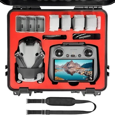 Hard Case for DJI Mini 4 Pro/ 3 Pro/Mini 3 Fly More Combo, Waterproof Carrying..