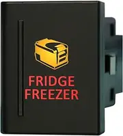 12V 3A ON/OFF Push button Switch FRIDGE FREEZER FOR Volkswagen VW Amarok LOWER PANEL LEFT SIDE Dual LED in AMBER RED