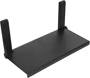 Tv Top Rack Shelf Organizer No Drill Storage Shelf for Monitor Router DVD and Cable Box Sturdy Design for Living Office and Bedroom
