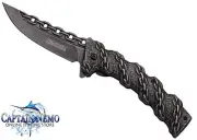 TAC FORCE CHAIN LINERLOCK FOLDING POCKET KNIFE STONEWASH TACTICAL SWAT TF859