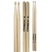 ChromaCast 2B USA Made Hickory Drumsticks 2 Pairs - Real American Hickory Wood