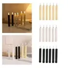 6x LED Pillar Candles Flameless Candles Tabletop Decoration Decorative Candles