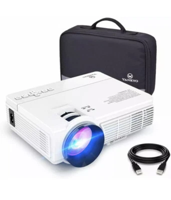 VANKYO Leisure 3 1080P Supported Mini Projector 2400 Lux 40000 Hours Lamp Life
