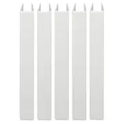 5x Marbig PP Clearview 3 D-Ring 25mm A4 Insert Binder File Paper Organiser White