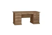 Maestro Furniture Norwich Executive Manager Study Computer Home Office Desk 160cm Rustic Oak