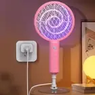 Electric Shock Insect Racket Mini Fly Bug Zapper USB Mosquito Swatter Outdoor