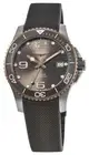 Longines HydroConquest Automatic Steel & PVD Gray Rubber Men Watch L3.780.3.78.9