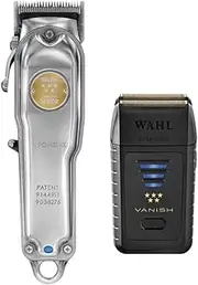 Wahl Professional Metal Senior Hair Clipper Vanish Shaver Combo