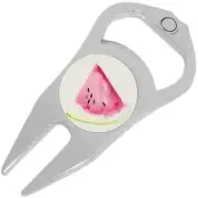 Watermelon Golf Ball Marker Divot Repair Tool Bottle Opener