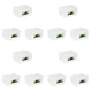12x Lemon & Lime 9.5L Rectangle Simple Fresh Food Storage Reusable Container CLR
