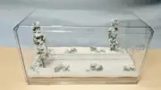 HO SCALE 9" SINGLE TRACK DISPLAY CASE - WINTER SCENE- FOR ANY HO TRAINS