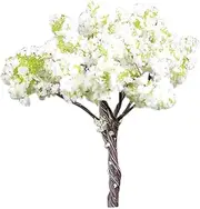 Artificial Tree Plastic Flower Ornaments Miniature Garden Decor Greenery Accessory Home Model Tree Simulation