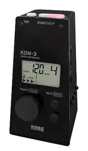 KORG KDM-3-BK DIGITAL METRONOME Black New
