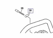 New Genuine OEM Echo chainsaw bar tensioner screw adjuster KIT for CS-440 CS4400
