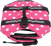 Dog Life Jacket, Dog Safety Vest, Adjustable Dog Life Vest with Strong Buoyancy and Sturdy Rescue Handle for Swimming Boating Kayaking (XXL)
