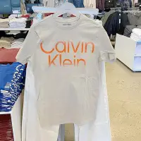 在飛比找Yahoo!奇摩拍賣優惠-CK Calvin Klein 美國 男士純棉簽名字母大標圖