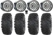 Sedona Sano Bdlk 15x7 Wheels Ct 35" Roctane T4 Tires RZR XP 1000 / PRO XP