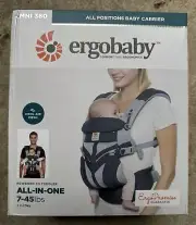 Ergobaby Omni 360 Cool Air Mesh All Carry Positions Baby Carrier-Carbon Gray