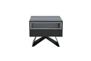 Raimon Furniture Vertia Square Side Table - Shadow Grey