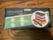 Knife Sharpening Stone Set, HMPLL Whetstone Knife Sharpener Stone Set 4 Side Gri