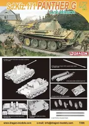 Dragon #7206 1/72 Sd. Kfz. 171 Panther G Late