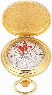 POENVFPO Outdoor Compass, Pocket Watch Style Folding Compass for Camping Hiking