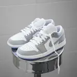 -ES- NIKE AIR JORDAN 1 LOW 灰白 AJ1 白灰 休閒鞋 DC0774-105