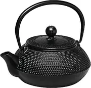 Avanti Hobnail Cast Iron Teapot, Black, 15104