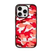 iPhone 16 Pro Impact Case Camo Over - Red