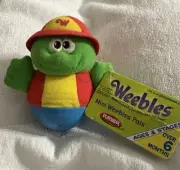 Playskool Weebles Weeble Wobble Tooey The Turtle Plush Figure 2005