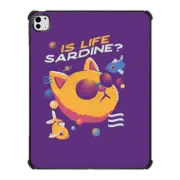 iPad Pro 13-inch (M4) iPad Impact Case Vaporwave Cat