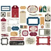 WITCHES & WIZARDS Paper Die Cuts Frames & Tags Echo Park WAW217025 New