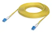 Ubiquiti OS2 Duplex LC UPC Fiber Patch Cable, Length 15M, Lightweight Fiber Patch Cable For Up To 100G Connections, Incl 2Yr Warr