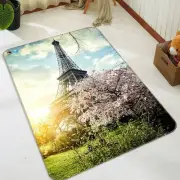 3D Eiffel Tower Lawn NBC044 Game Rug Mat Elegant Photo Carpet Mat Fay 2023
