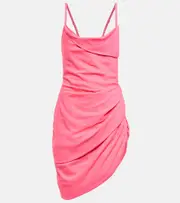 [Jacquemus] Jacquemus La Robe Saudade voile minidress UK 10 pink