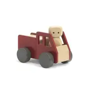 Micki World Fire Truck Engine Set Kids/Children Fun Play Wooden Vehicle Toy 2y+