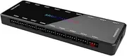 SHAKING TANK ARGB and PWM HUB,9 Ports for Addressable RGB Lighting with PWM,1 to 9 Multi Way Magnetic backplane Splitter 5V/3PIN ARGB Case Fan Hub Adapter PWM ARGB Fan Black