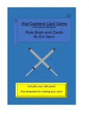 War Captains Card Game by Eric Davis Paperback Book