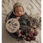 Hello World Scandi Birth Announcement