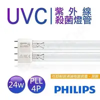 在飛比找PChome24h購物優惠-【飛利浦PHILIPS】UVC紫外線殺菌24W燈管 TUV 