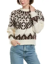 FRAME Denim Fairisle Alpaca-Blend Sweater